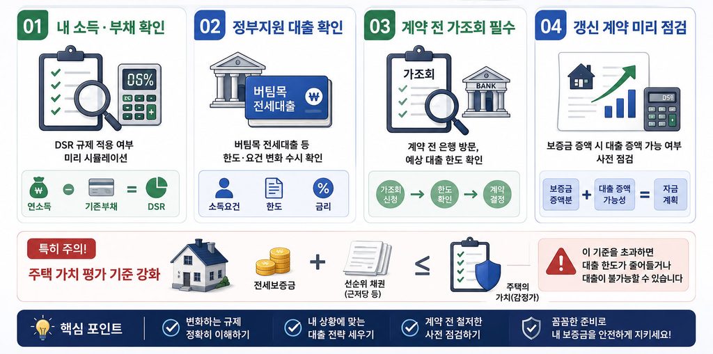 전세대출 받기 더 어려워질까? 2026년 바뀌는 전세대출 규제 알아보기 2 ChatGPT Image 2026년 8월 28