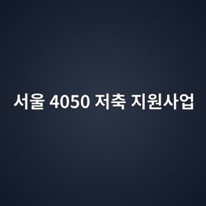 “우리도 자산 만들 기회 달라”…40·50대 겨냥한 서울시 목돈 지원책 8 ec849cec9ab8 4050 eca080ecb695 eca780ec9b90ec82acec9785 1788929124