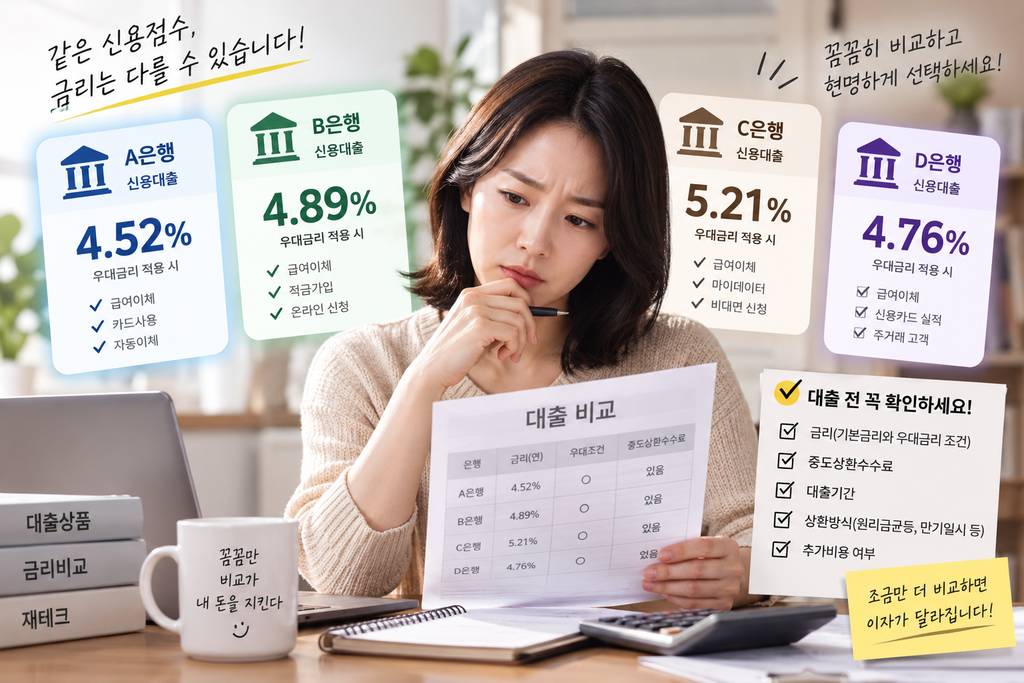 신용점수 높은데 이자가 더 비싸다?…은행 대출의 ‘이상한 역전’ 2 image 42